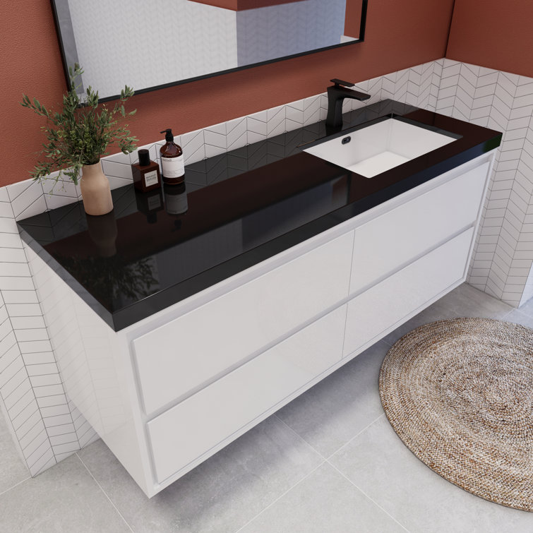 60 Bathroom Vanity Single Sink Top – Rispa